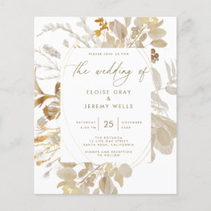 Budget Wedding Invitation   Bella Flyer