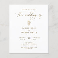 Budget Wedding Invitation | Bella Flyer