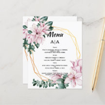 Budget/Wedding menu/Flat Menu.