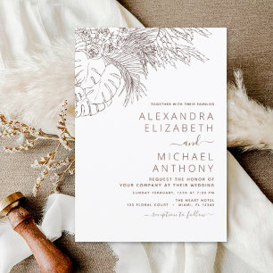 Budget Wedding Pampas Grass Terracotta