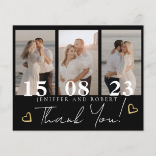 Budget Wedding Photo Collage Thank you cards