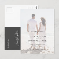 Budget Wedding Photo Save the Date