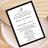 Budget Wedding Pick Border Colour on White