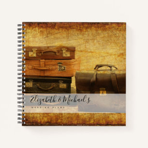 Budget Wedding Planner Personalised Trendy Modern Notebook