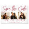 Budget Wedding Save The Date 3 Photo Collage