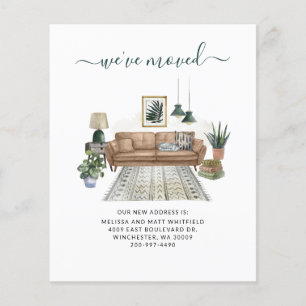 Budget We've Moved Chic Moving Announcement