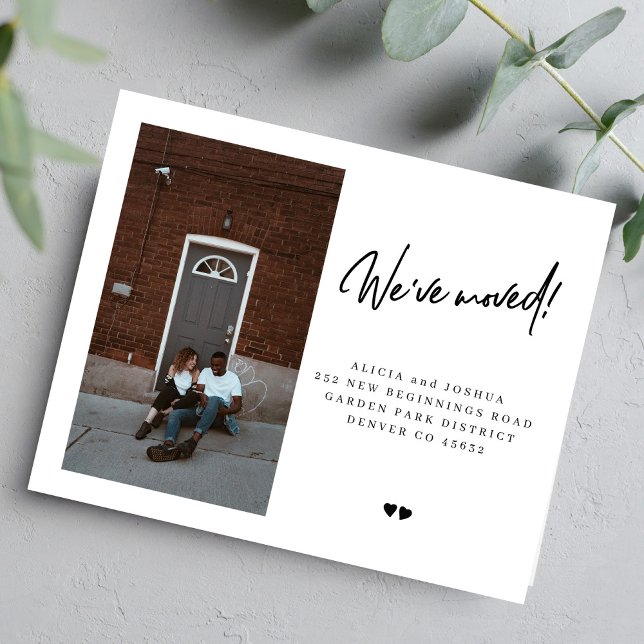 Budget we've moved photo moving announcement (Creator Uploaded)