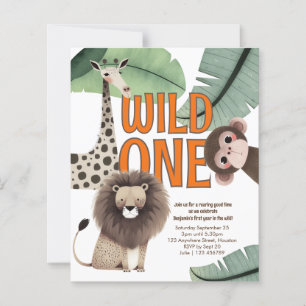 Budget Wild One Safari Animals 1st Birthday Party