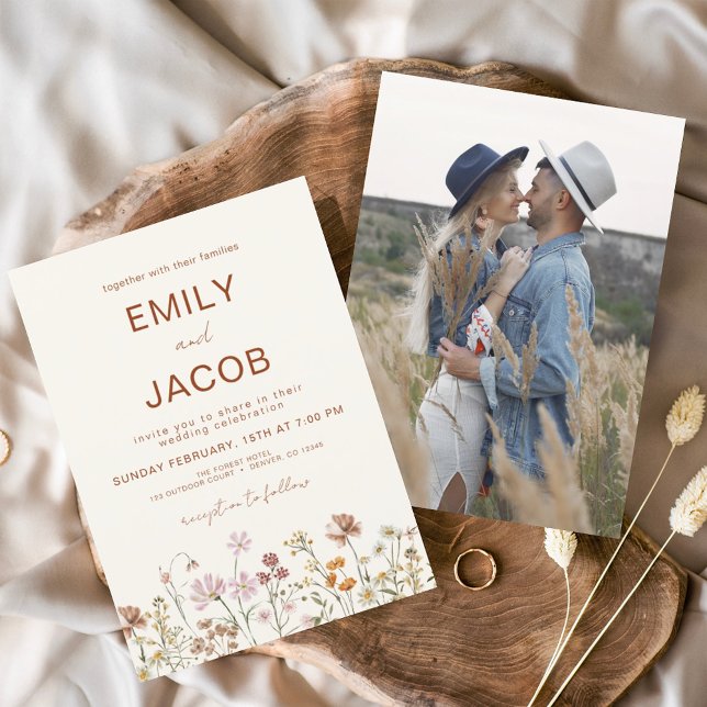 Budget Wildflower Boho Photo Terracotta Wedding (Creator Uploaded)