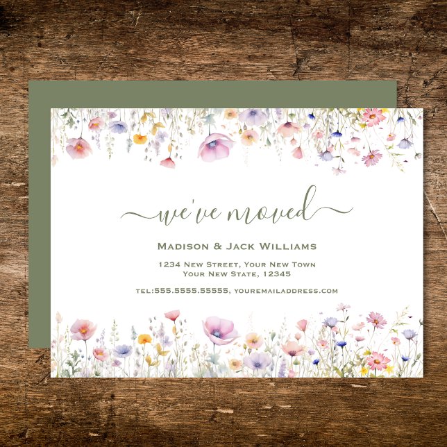 Budget Wildflower We've Moved | New Address   (Creator Uploaded)