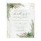 Budget Winter Holiday Greenery Wedding Invitation