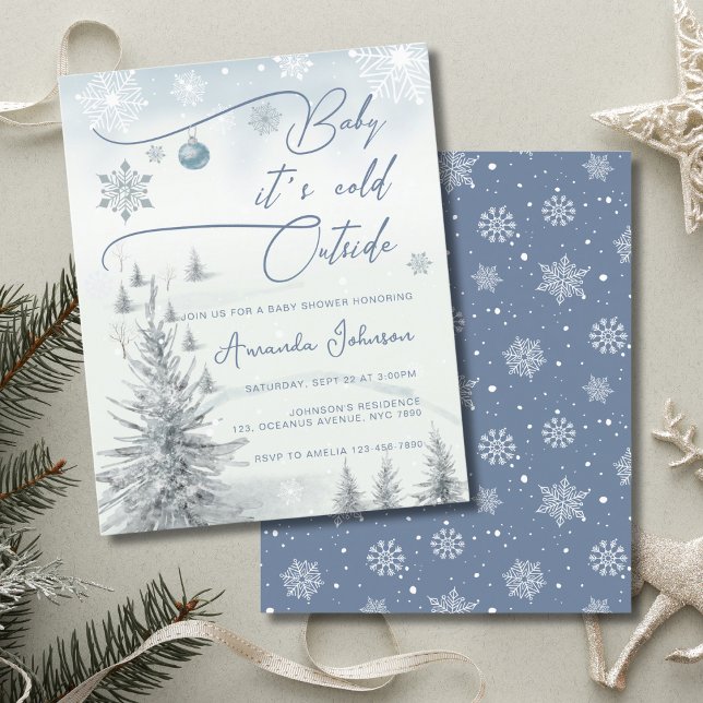 Budget Winter Its Cold Outside Boy Baby Shower (Creator Uploaded)