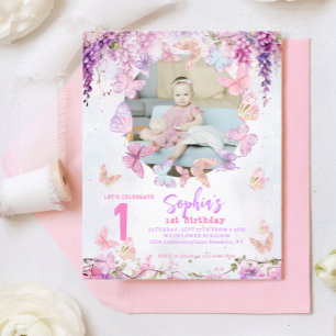 BUDGET Wisteria Butterfly Kids Photo Birthday
