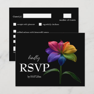 🌈 Budget With Menu RSVP Technicolor Love 