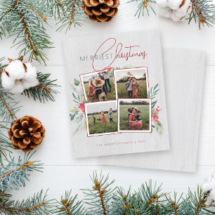 Budget Wood 4 Photo Collage Merriest Christmas