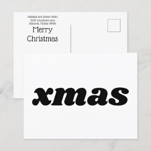 Budget Xmas Postcard