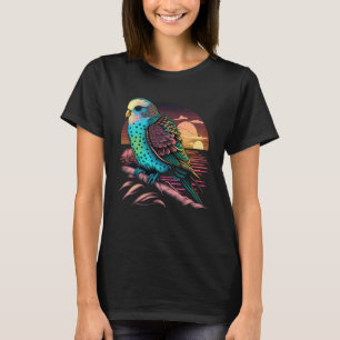 Budgie Beach Budgerigar Parakeet Bird Summer  2 T-Shirt