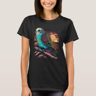 Budgie Beach Budgerigar Parakeet Bird Summer 2 T-Shirt