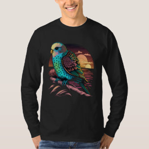 Budgie Beach Budgerigar Parakeet Bird Summer  2 T-Shirt