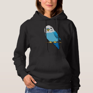 Budgie Bird Parakeet Cute Parakeet Blue Hoodie