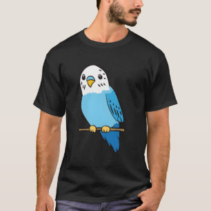 Budgie Bird Parakeet Cute Parakeet Blue T-Shirt