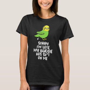 Budgie Bird Parakeet For Budgerigar Owner 8 T-Shirt