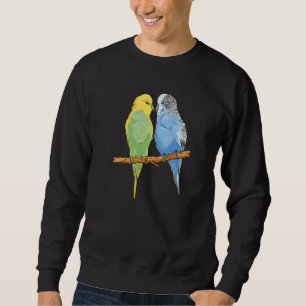 Budgie Birds Budgerigar Parakeet Owner Mum Women K Sweatshirt