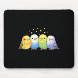 Budgie Birds Parakeet Parrot Funny Budgies Mouse Pad