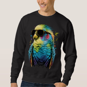 Budgie Budgerigar Parakeet Bird  6 Sweatshirt