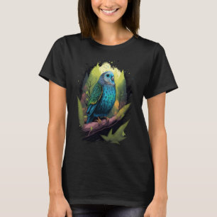 Budgie Budgerigar Parakeet Bird Nature Birdwatchin T-Shirt