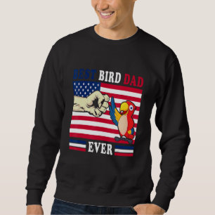 Budgie Dad Bird Father Animal Enthusiast Bird Guy Sweatshirt