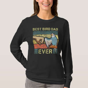 Budgie Dad Bird Father Animal Enthusiast Bird Guy T-Shirt
