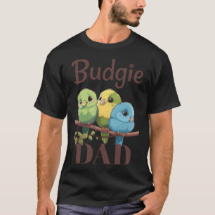 Budgie Dad Budgerigar Parakeet Bird Pullover Hoodi
