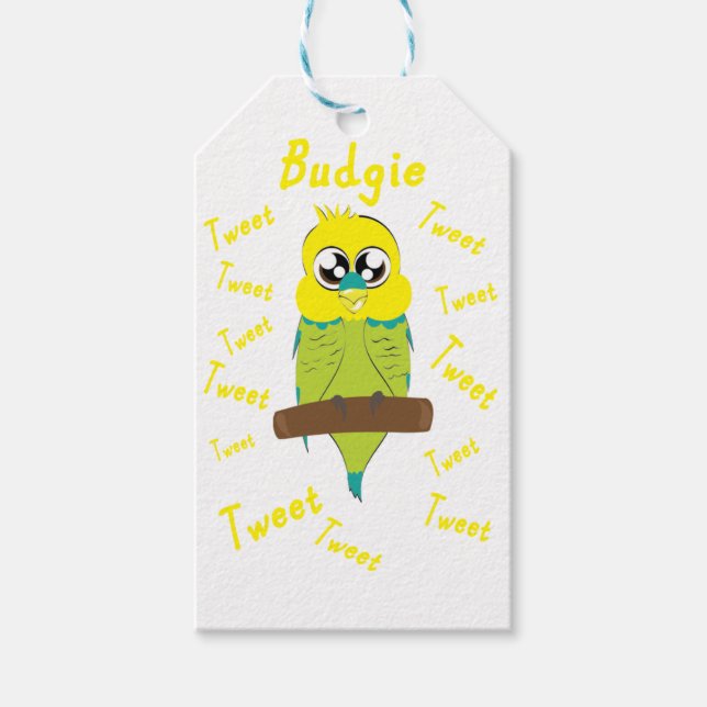 budgie gift tags (Front)