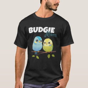 Budgie Mom Budgerigar Parakeet Bird 65 T-Shirt