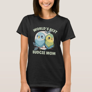 Budgie Mom Budgerigar Parakeet Bird Pullover Hoodi