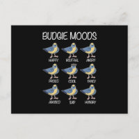 Budgie Moods Budgie Lover Bird Lover