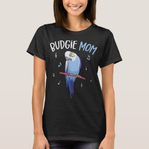 Budgie Mum Parakeet Budgerigar Womens Funny T-Shirt