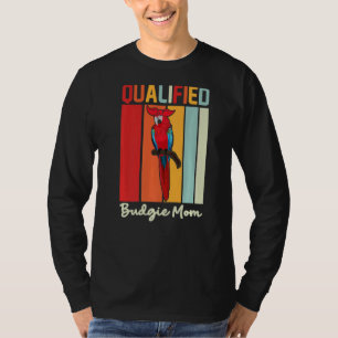 Budgie Mum Parrot Colourful Cute Bird Meme T-Shirt