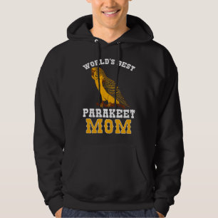 Budgie Parakeet Mom Budgerigar Hoodie