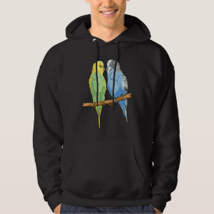 Budgie Sitting Birds Budgerigar  Parakeet Owner Hoodie