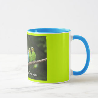 Budgie Social Cliques Coffee Mug