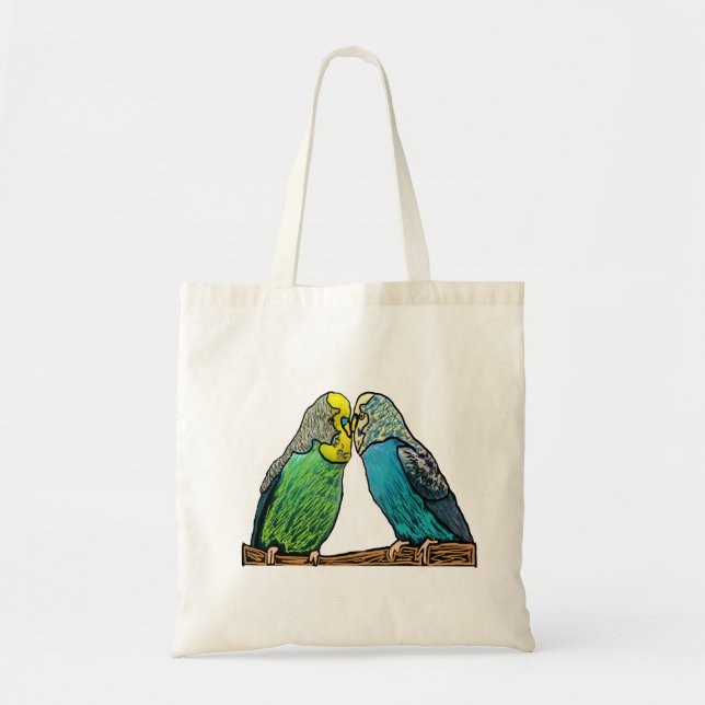 Budgie Tote Bag (Front)
