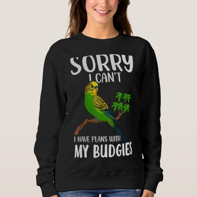 Budgies Bird Pet  Outfit 3 Sweatshirt (Front)