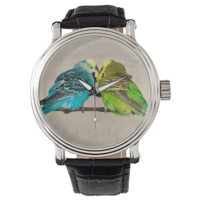Budgies in Love Watch (Front)