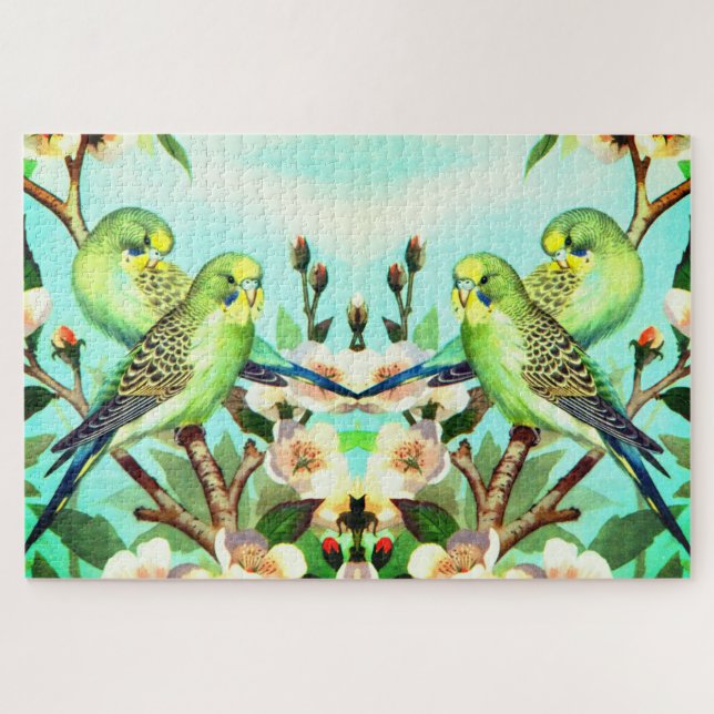Budgies Jigsaw Puzzle (Horizontal)