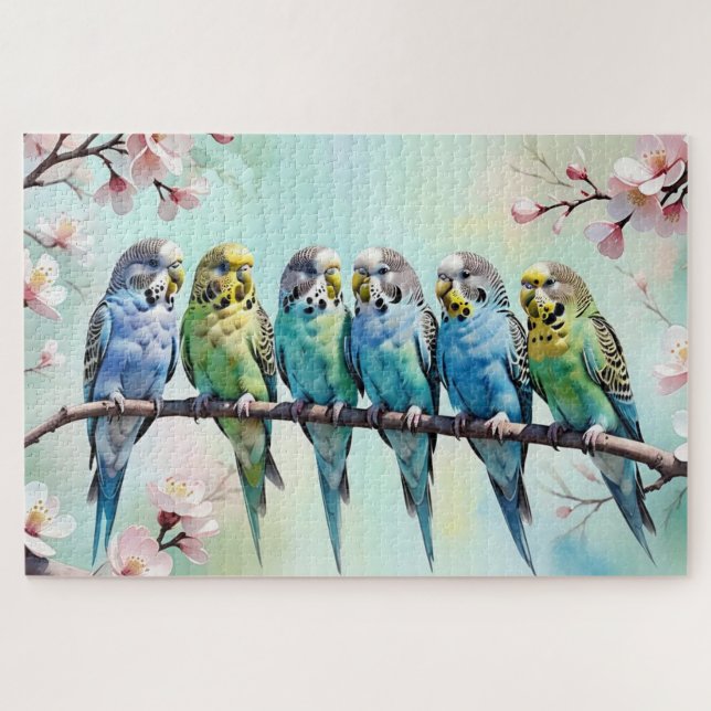 Budgies  jigsaw puzzle (Horizontal)