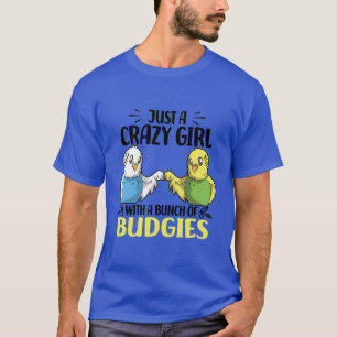 Budgies Lovers Birds Pet Gift vintage T-Shirt