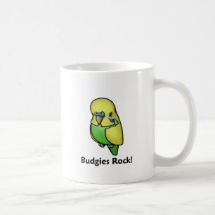 Budgies Rock! Coffee Mug