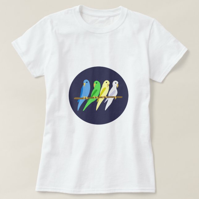 Budgies T-Shirt (Design Front)